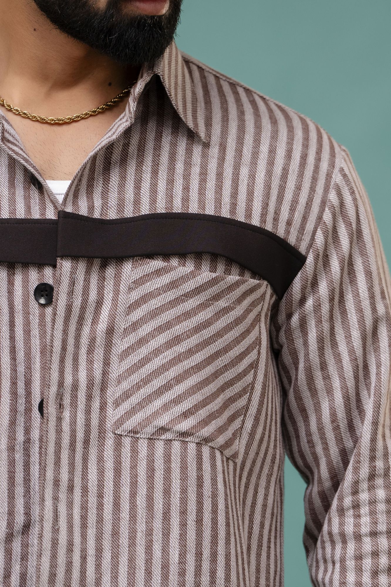 Striped Over Shacket