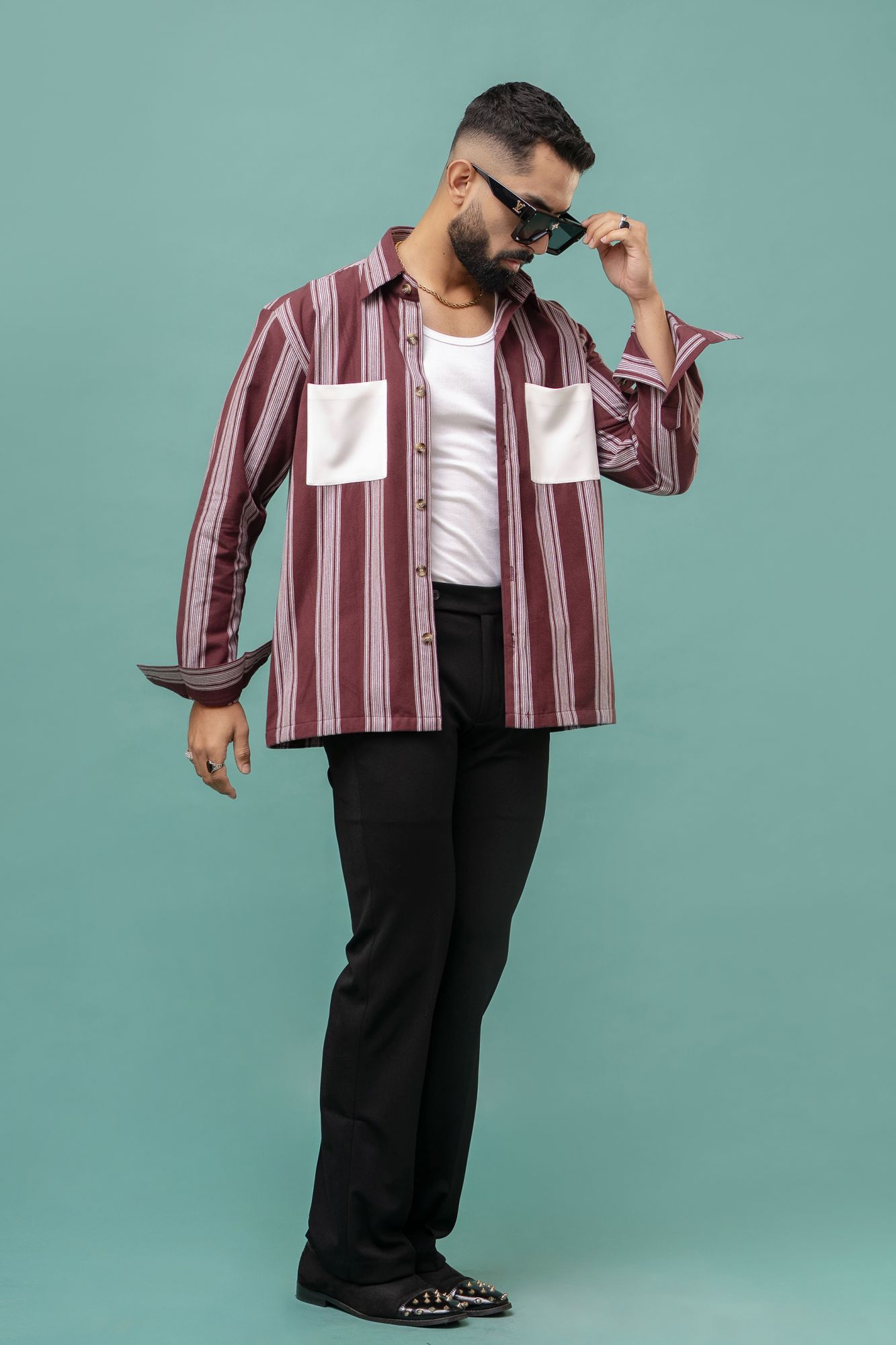 Striped Flannel Shacket