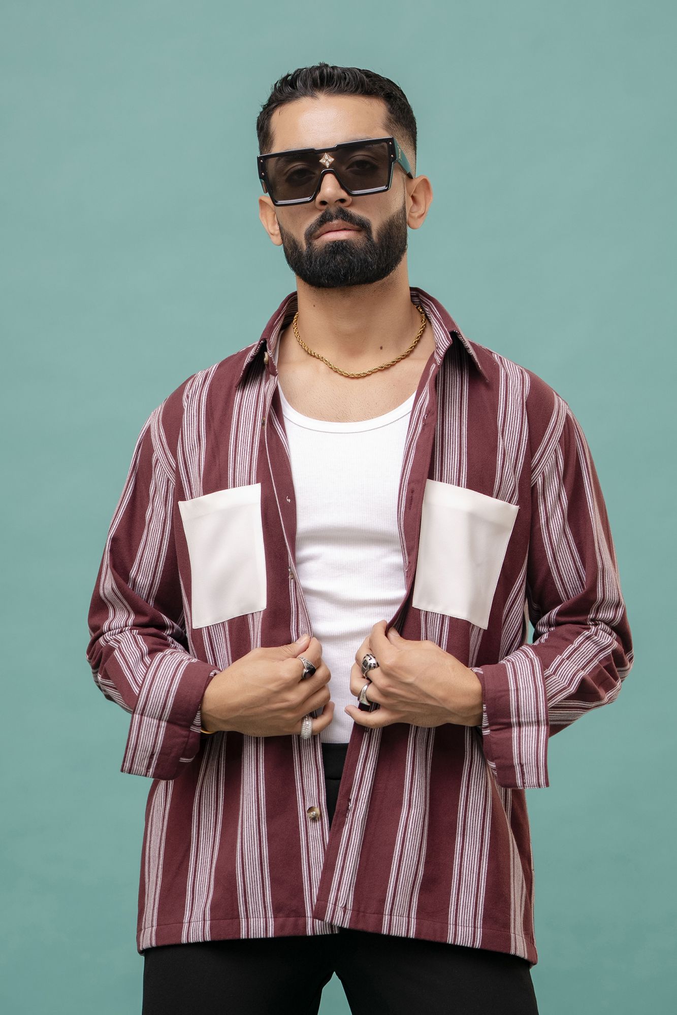 Striped Flannel Shacket