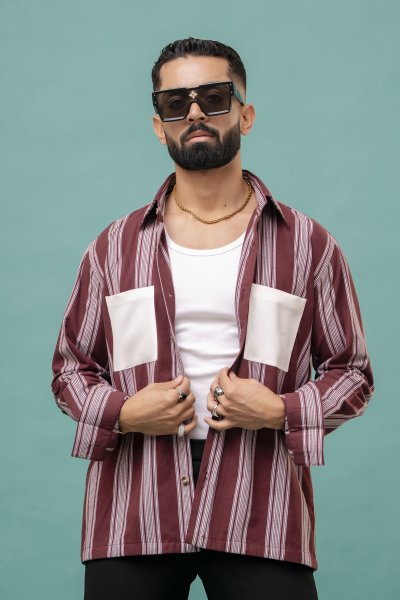 Striped Flannel Shacket