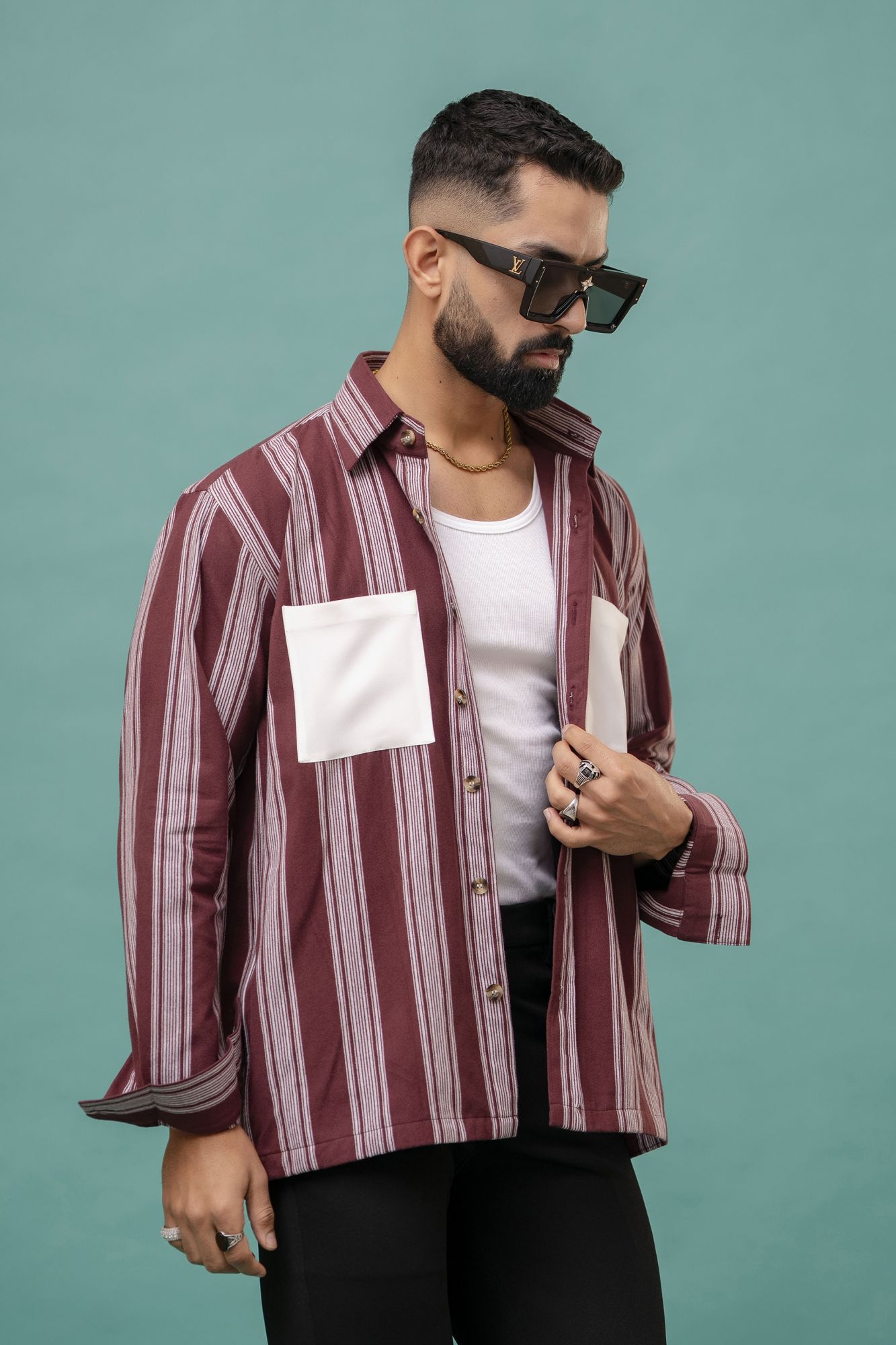 Striped Flannel Shacket