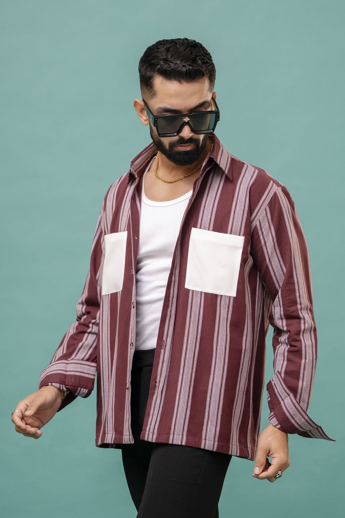 Striped Flannel Shacket