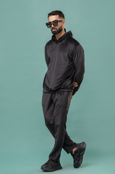 Black Velvet Hoodie