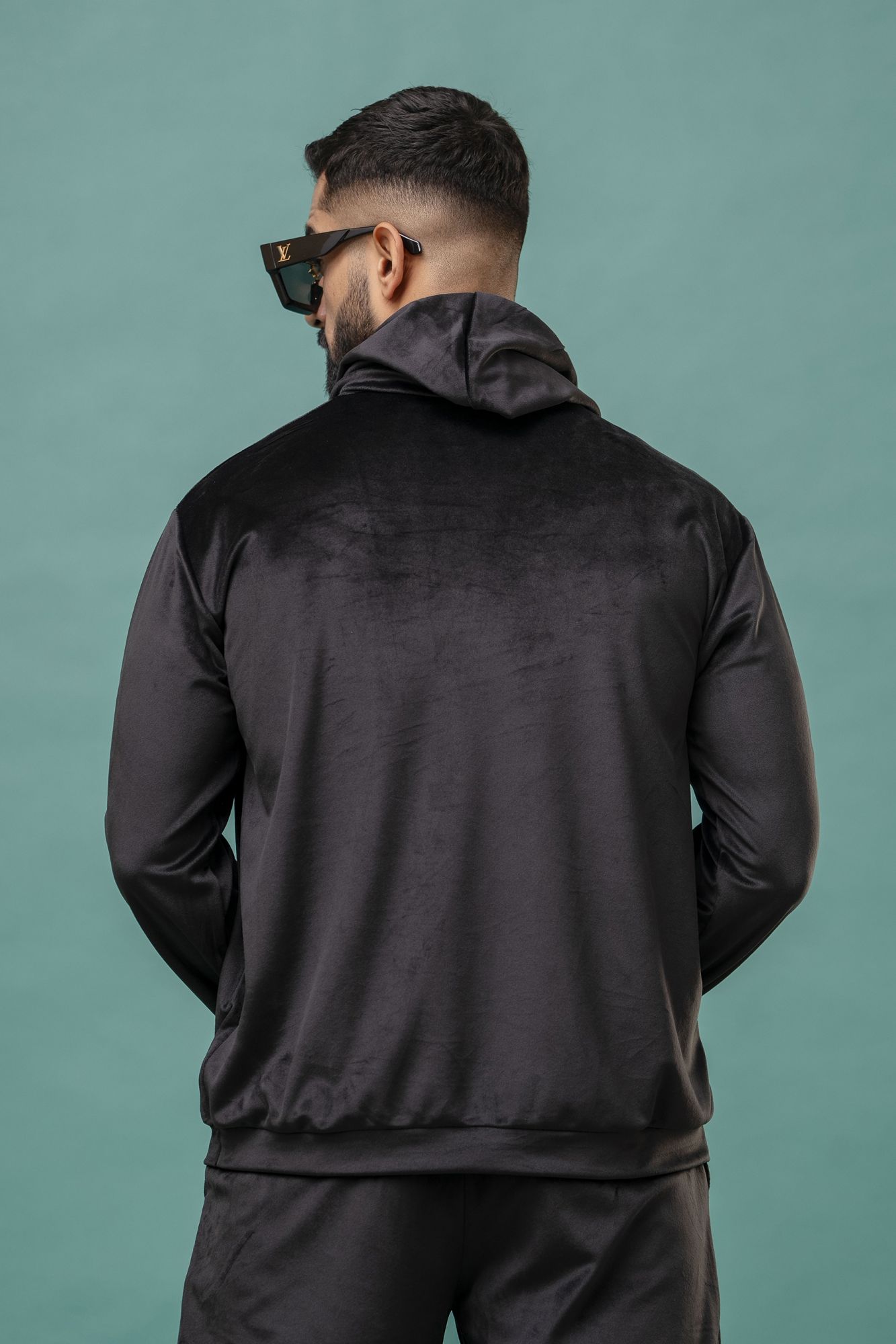 Black Velvet Hoodie