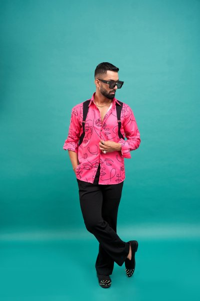 English Shirt In Pink