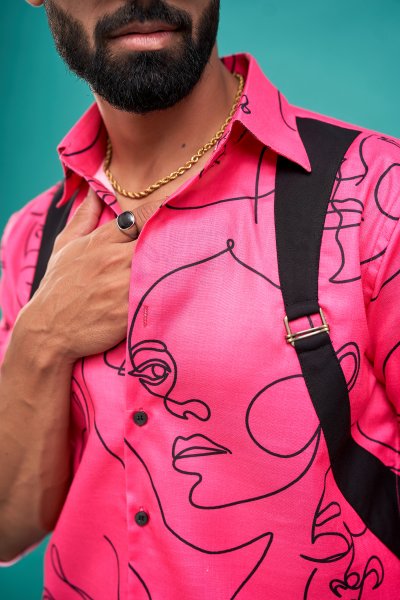 English Shirt In Pink