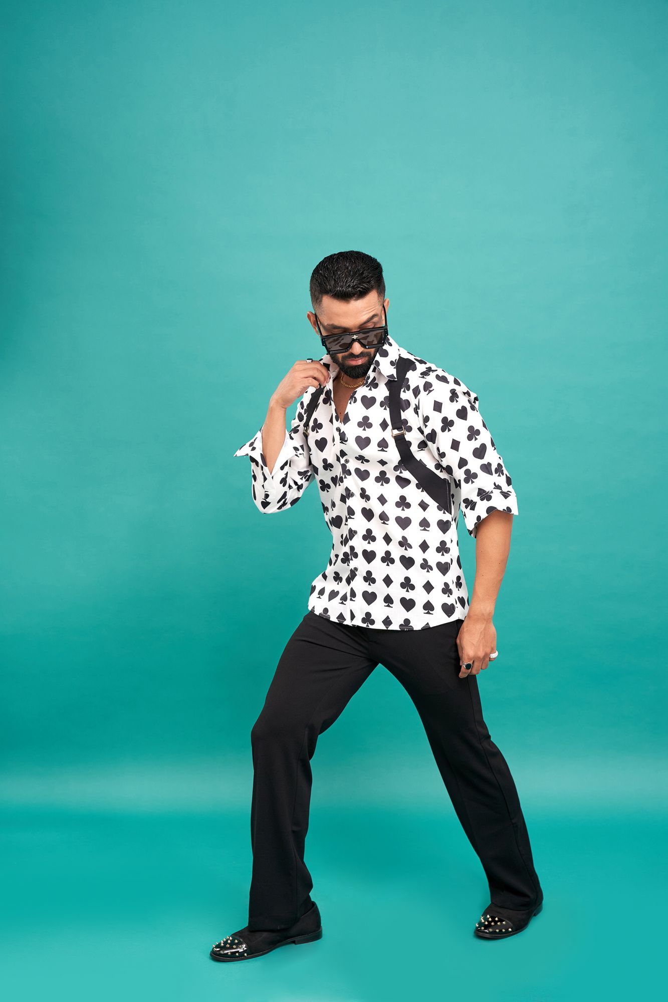 Spade Print English Shirt