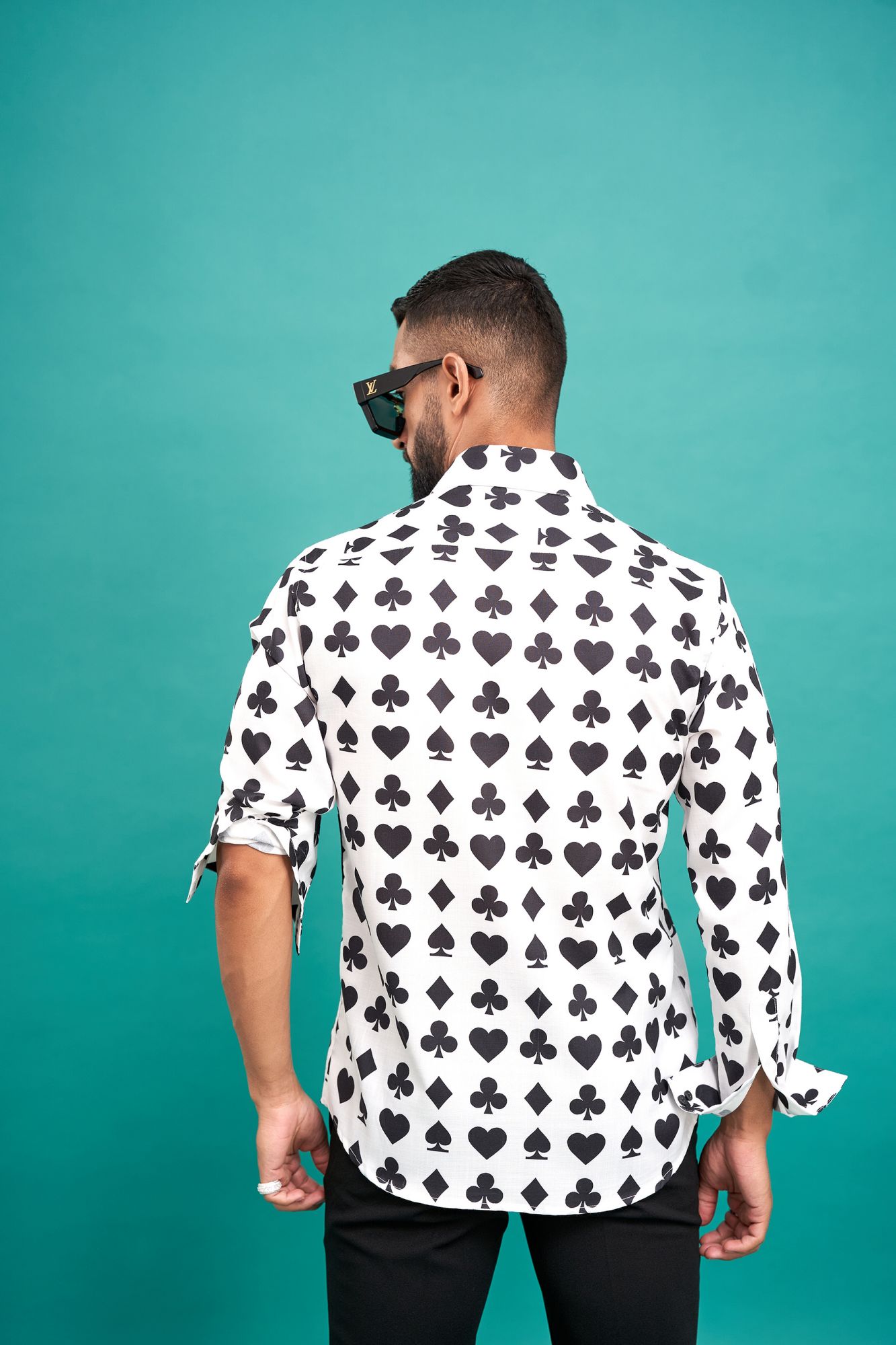 Spade Print English Shirt