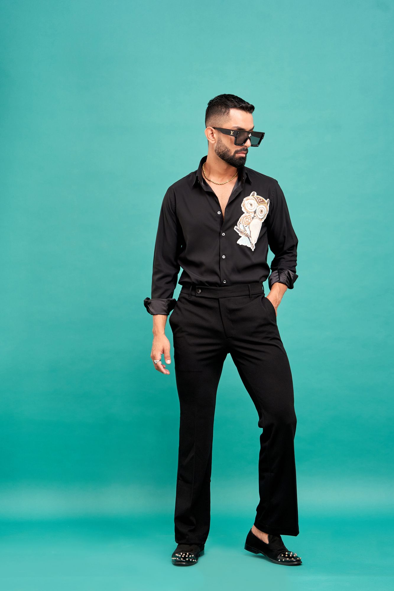 Owl Black Shirt