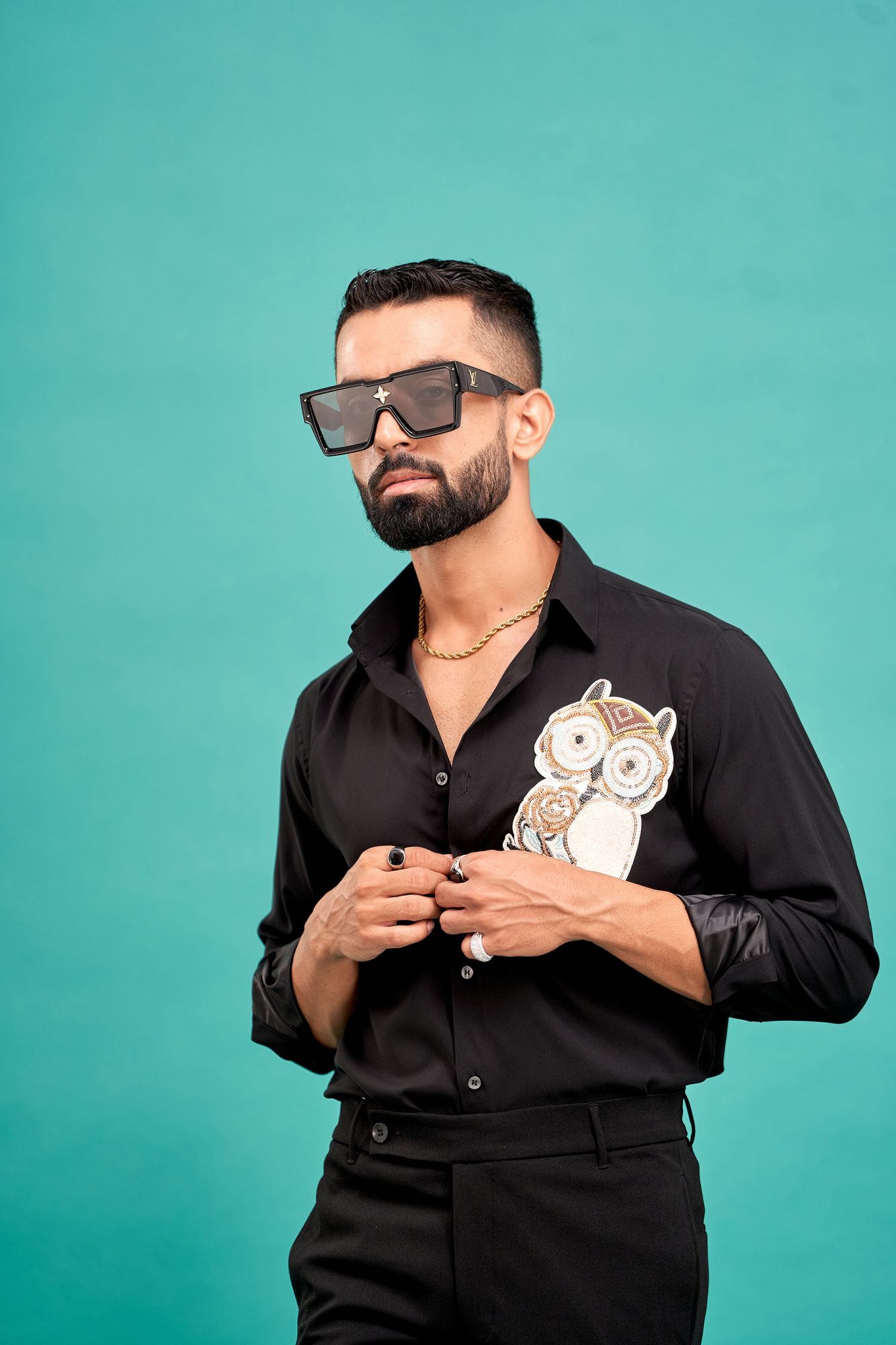 Owl Black Shirt