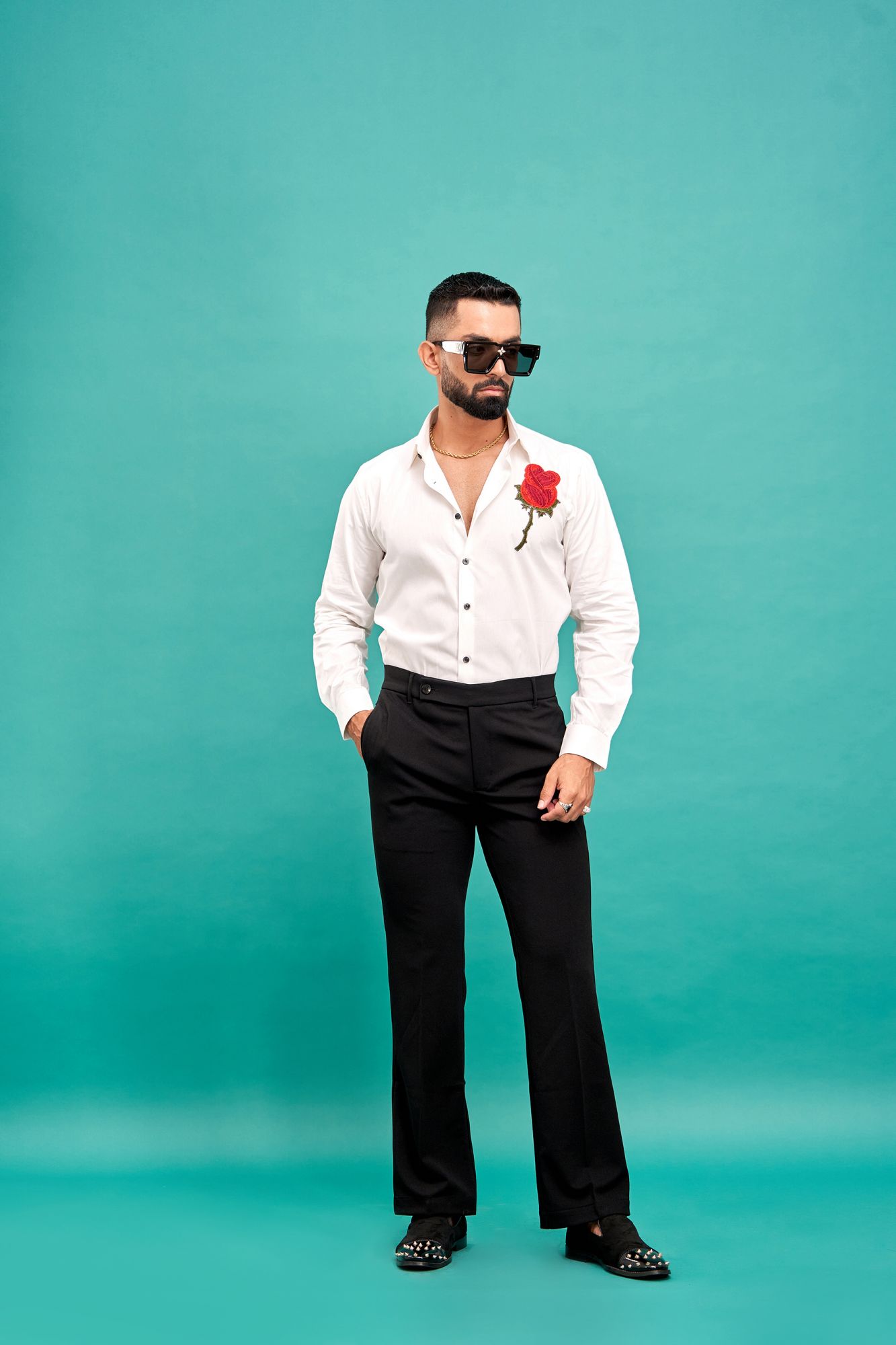 White Rose Shirt