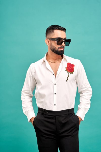 White Rose Shirt