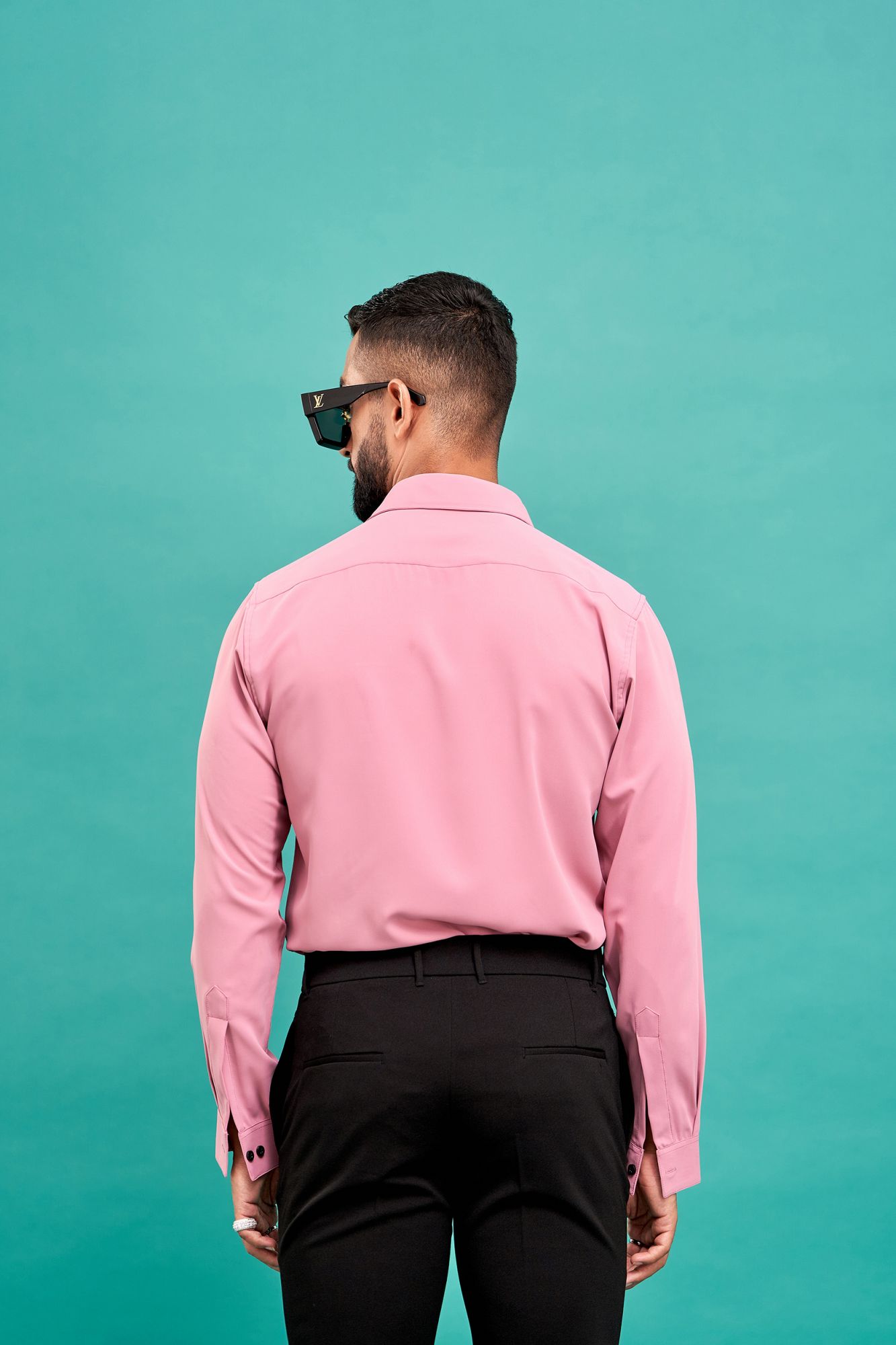 Flowing Gloster Shirt In Pink