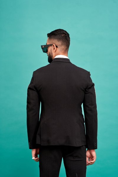 Black Patch Blazer