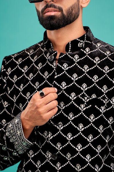 Embroidered Lucknowi Coat