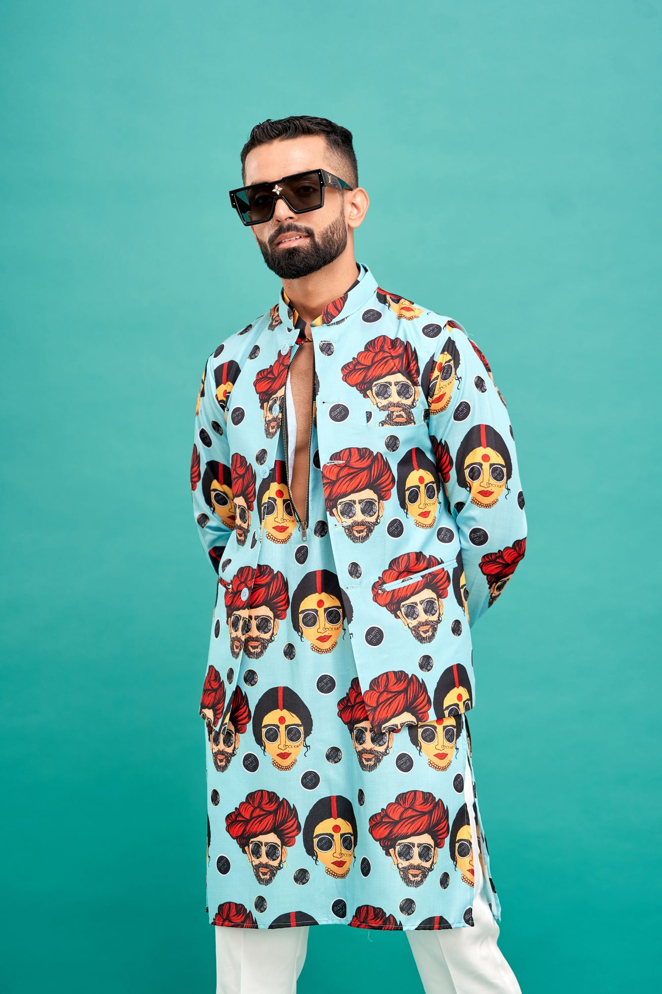 Gabru Print jacket