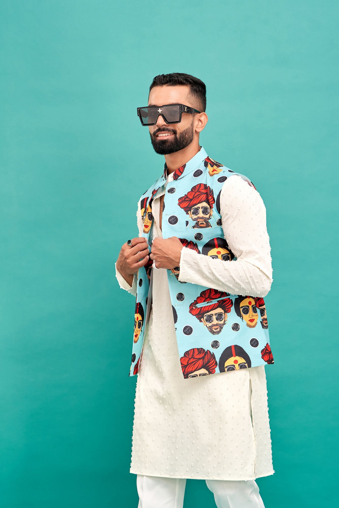 Gabru Print jacket