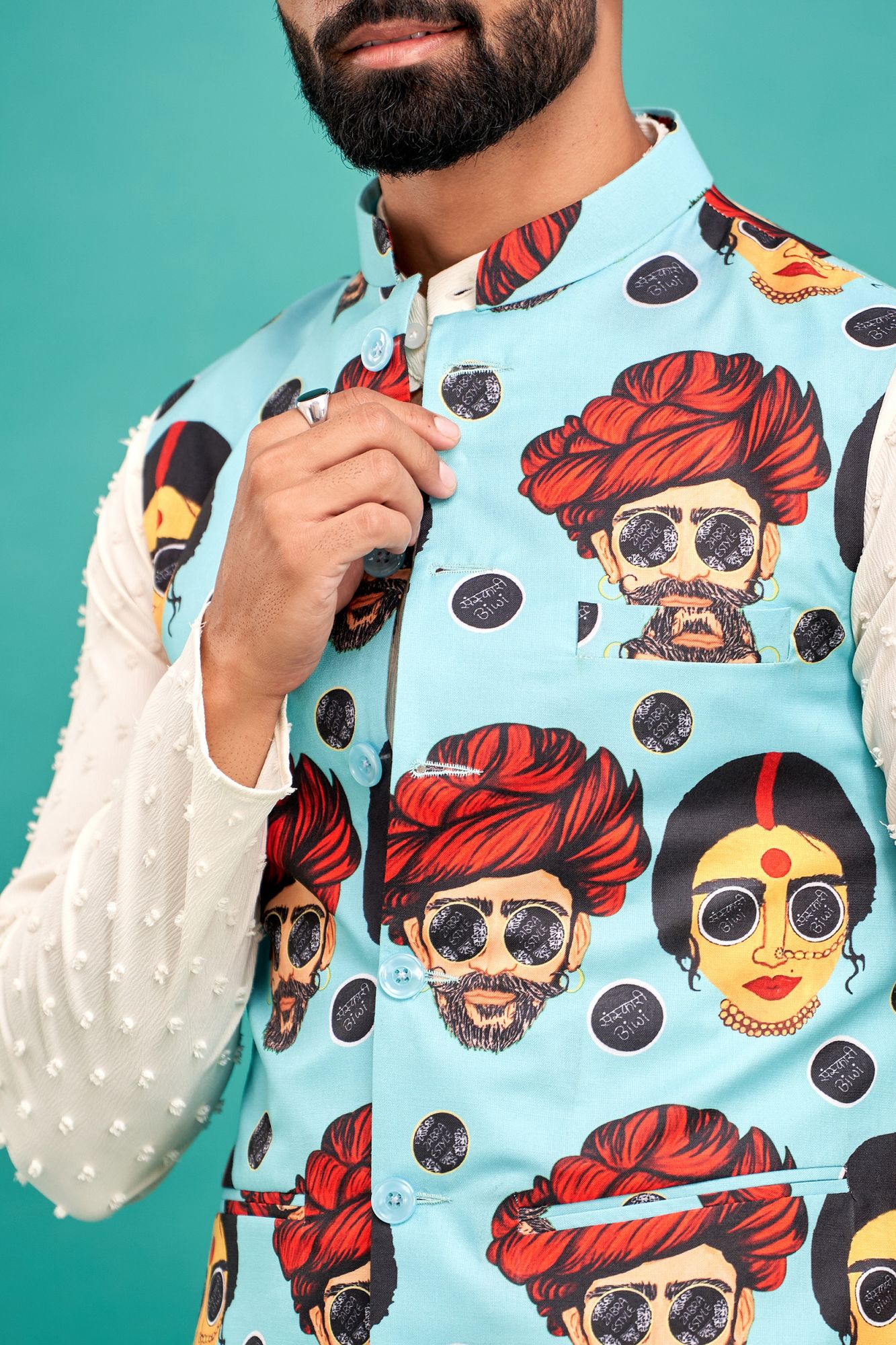 Gabru Print jacket