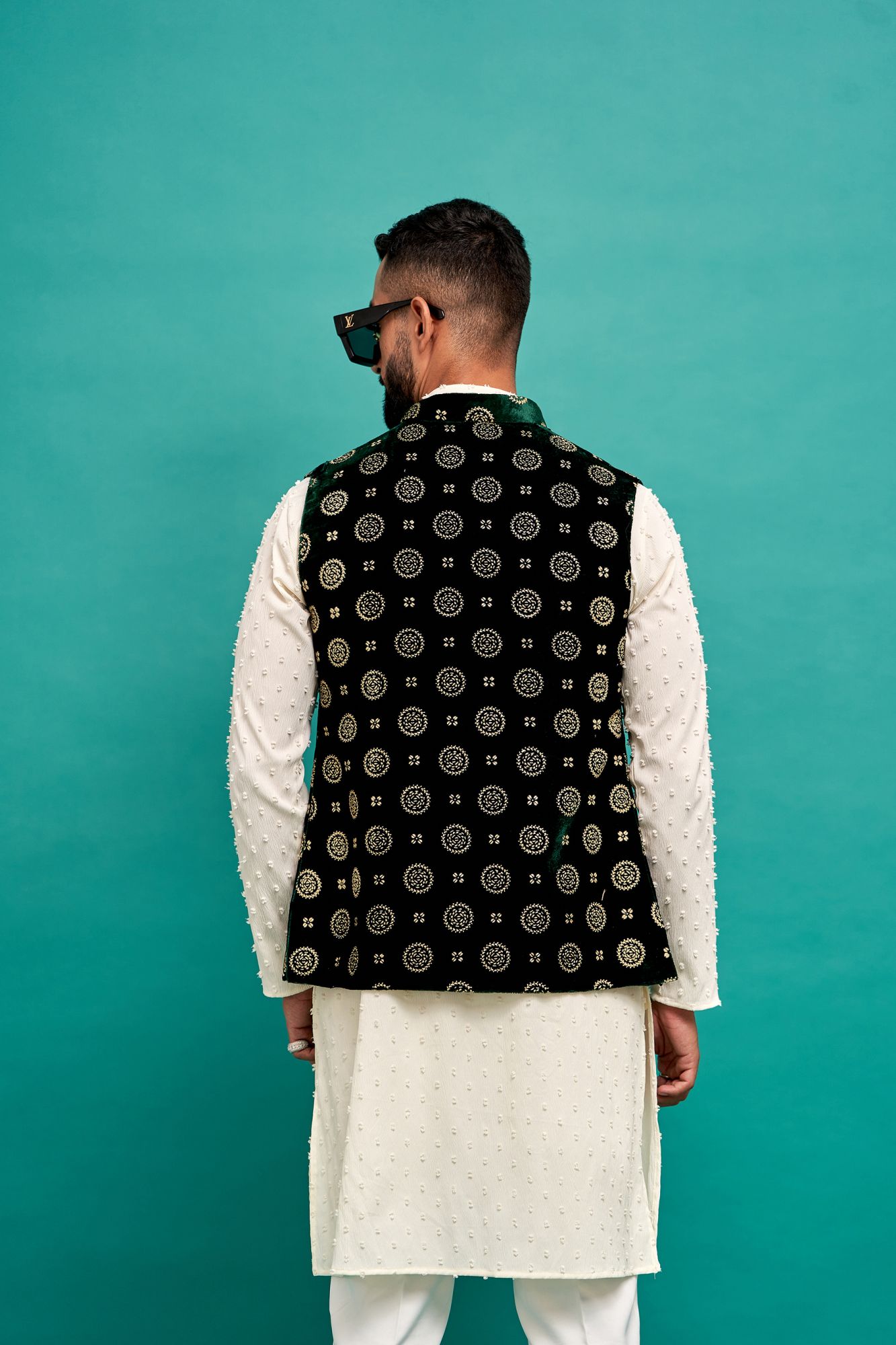 Green Velvet Jacket