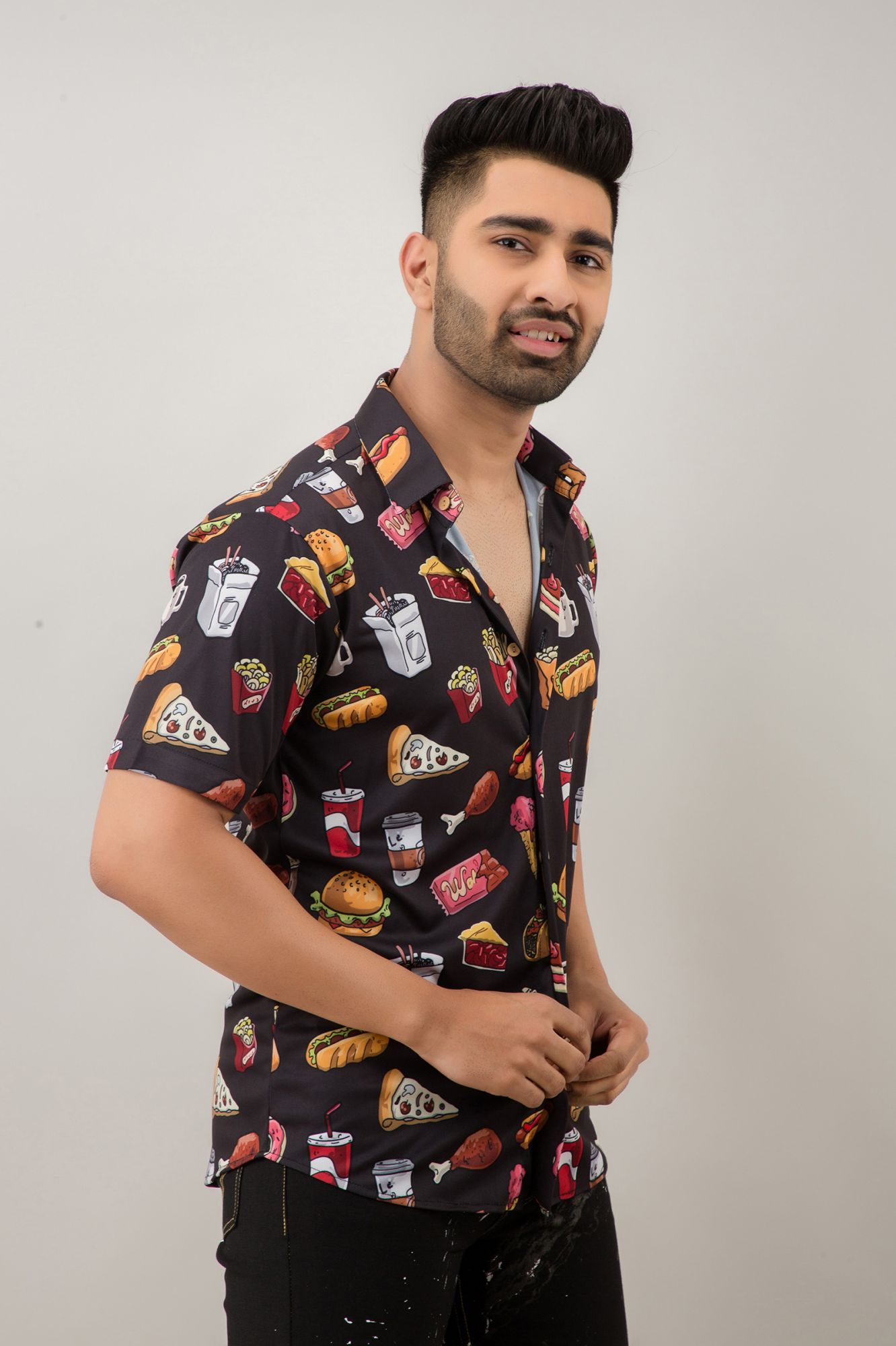 Printed Flowing Shirt