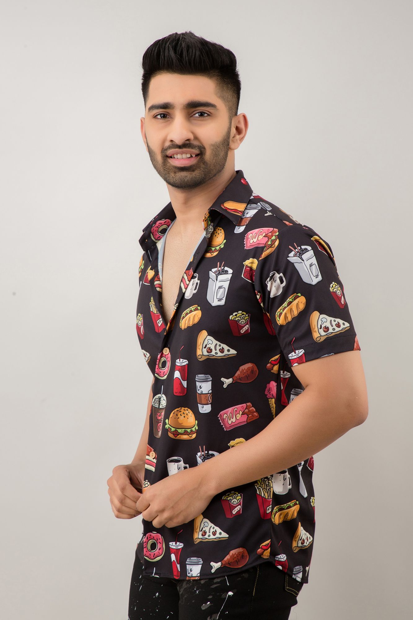 Printed Flowing Shirt