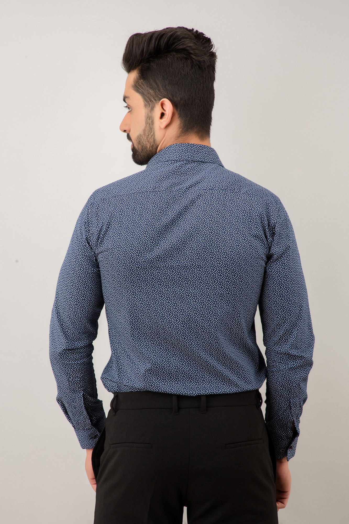 Slim Fit Shirt In Blue