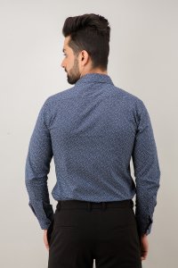 Slim Fit Shirt In Blue