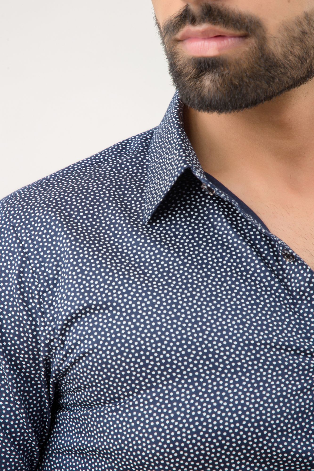 Slim Fit Shirt In Blue