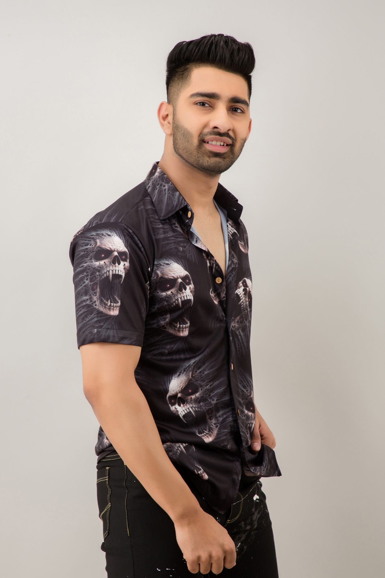 Printed Flowing Shirt