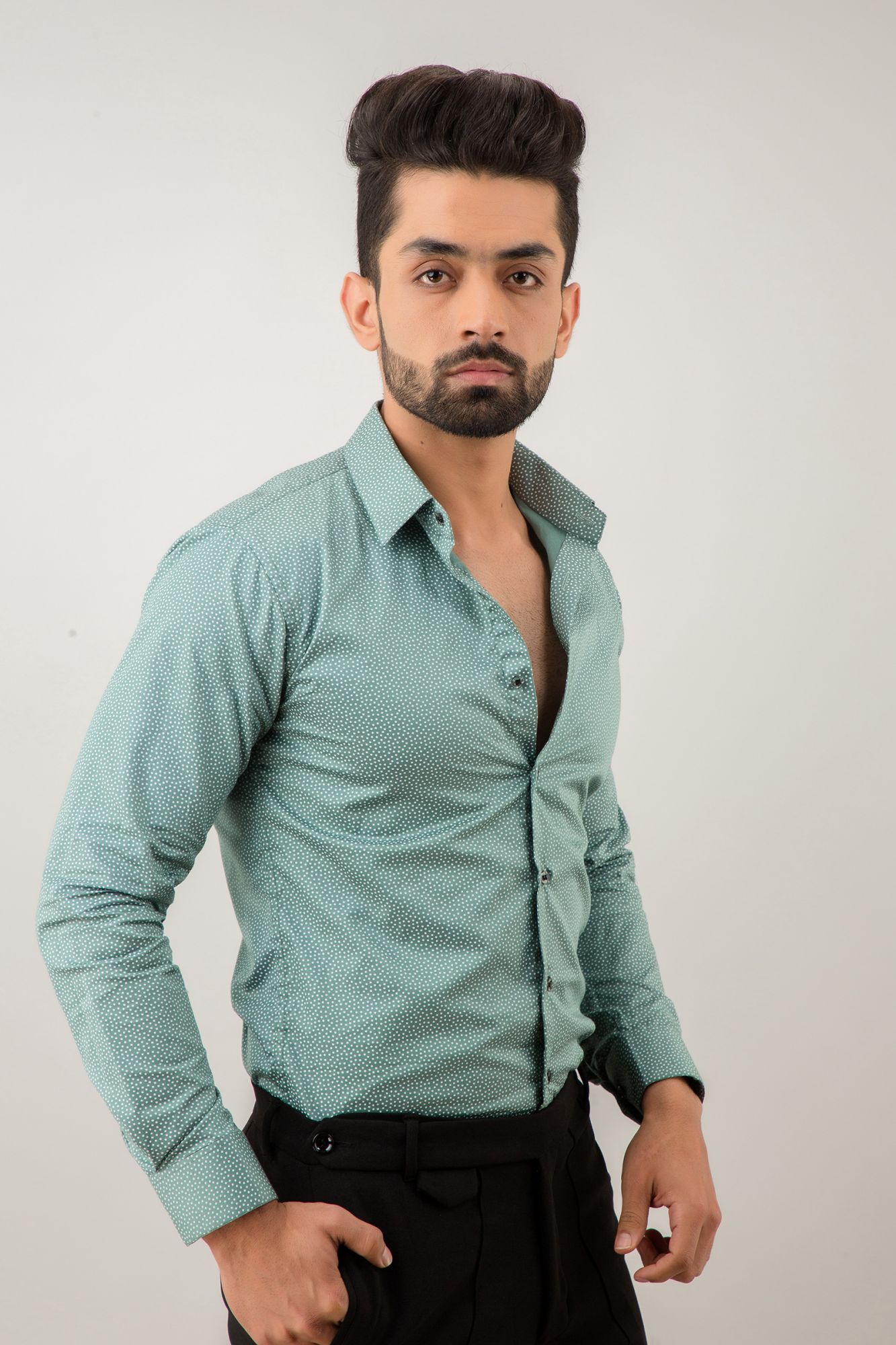 Printed Slim Fit Shirt