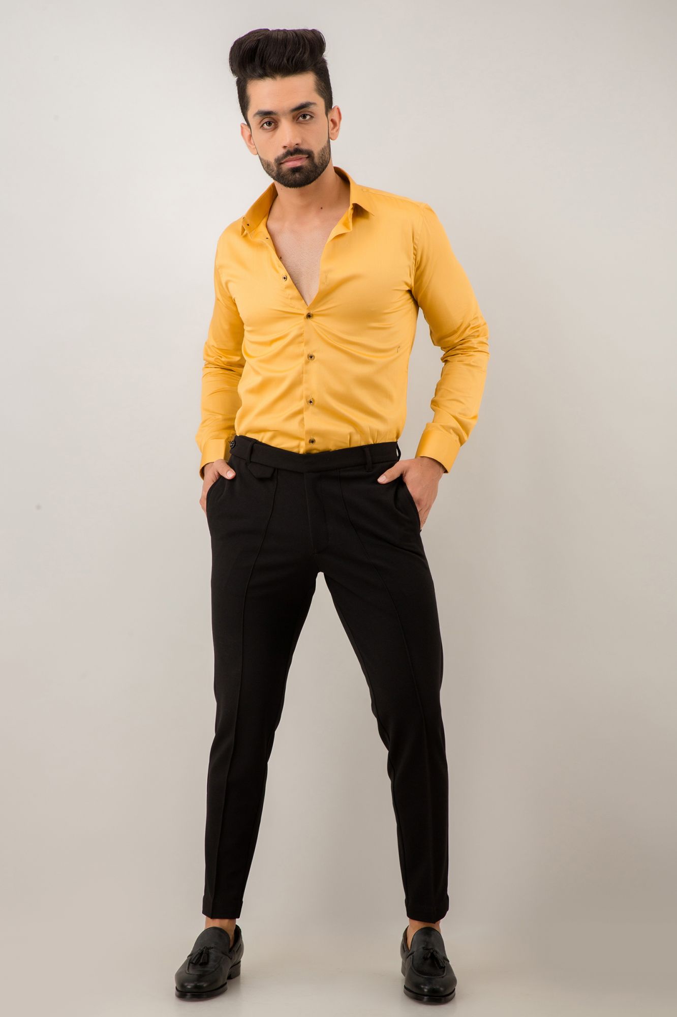 Slim Fit shirt In Yellow
