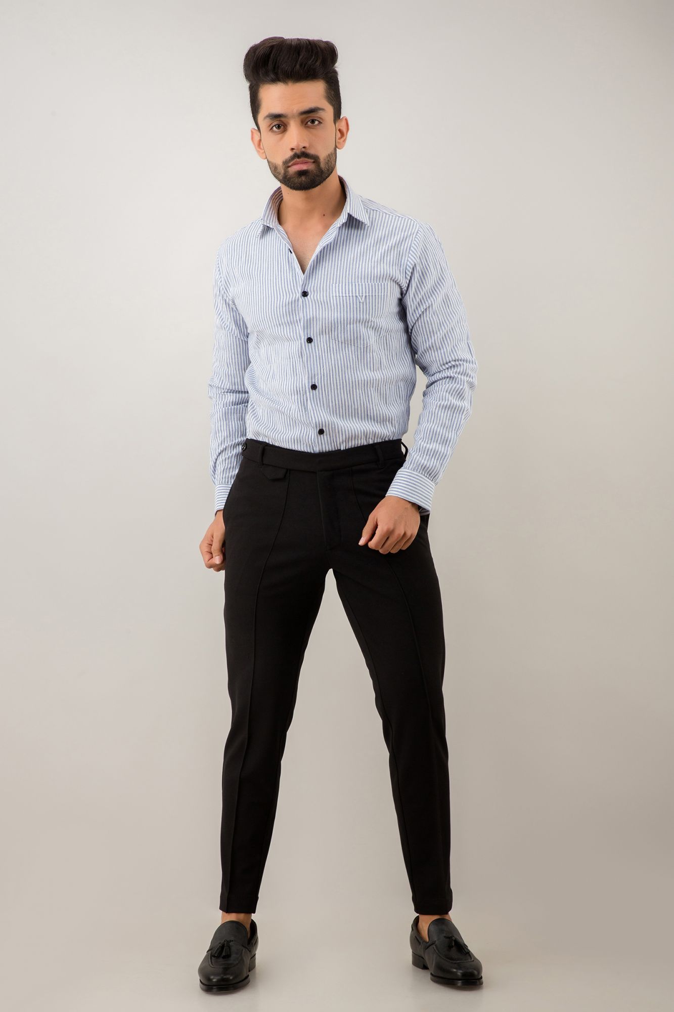 Mens Striped Casual Shirt