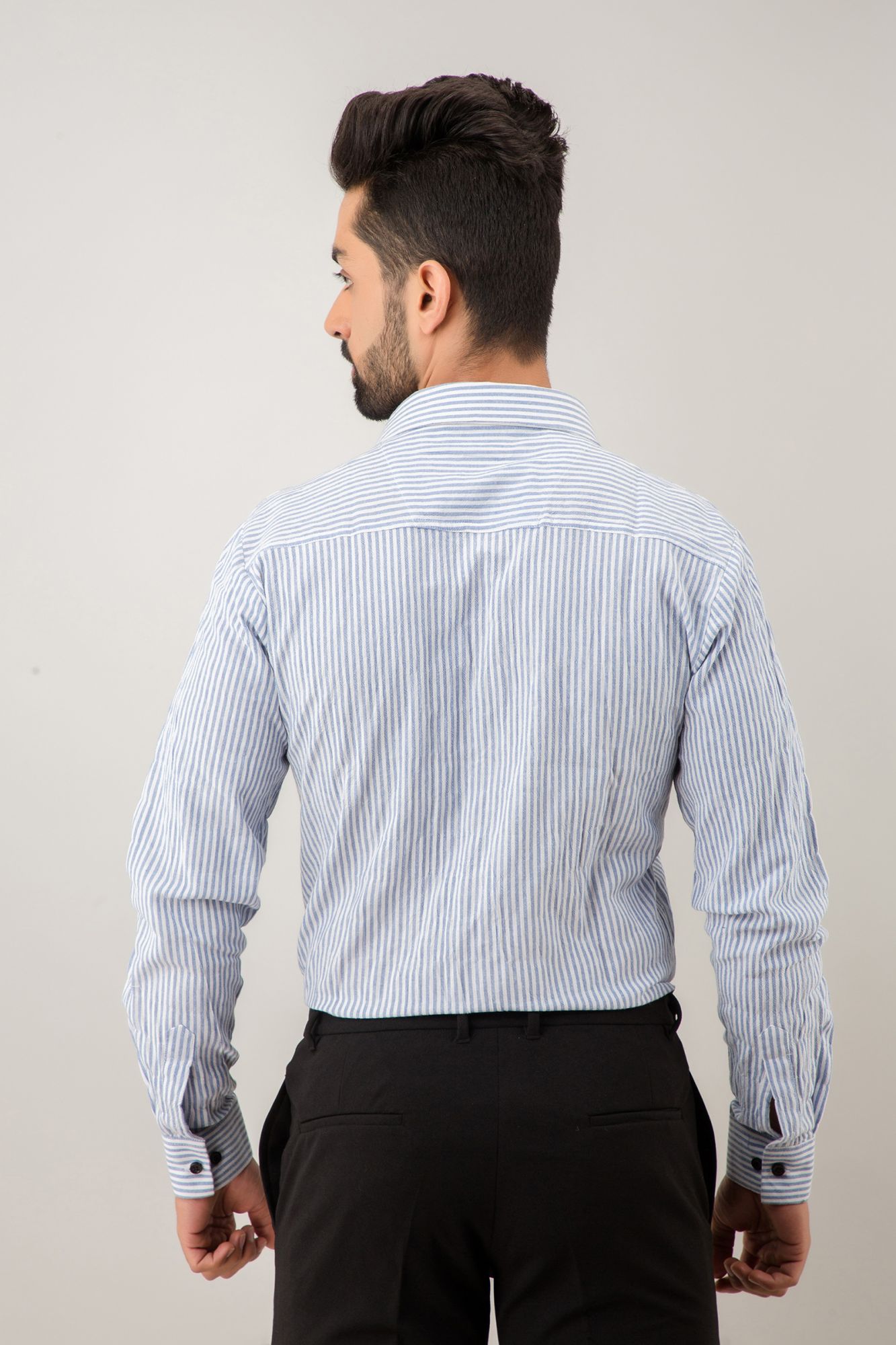 Mens Striped Casual Shirt