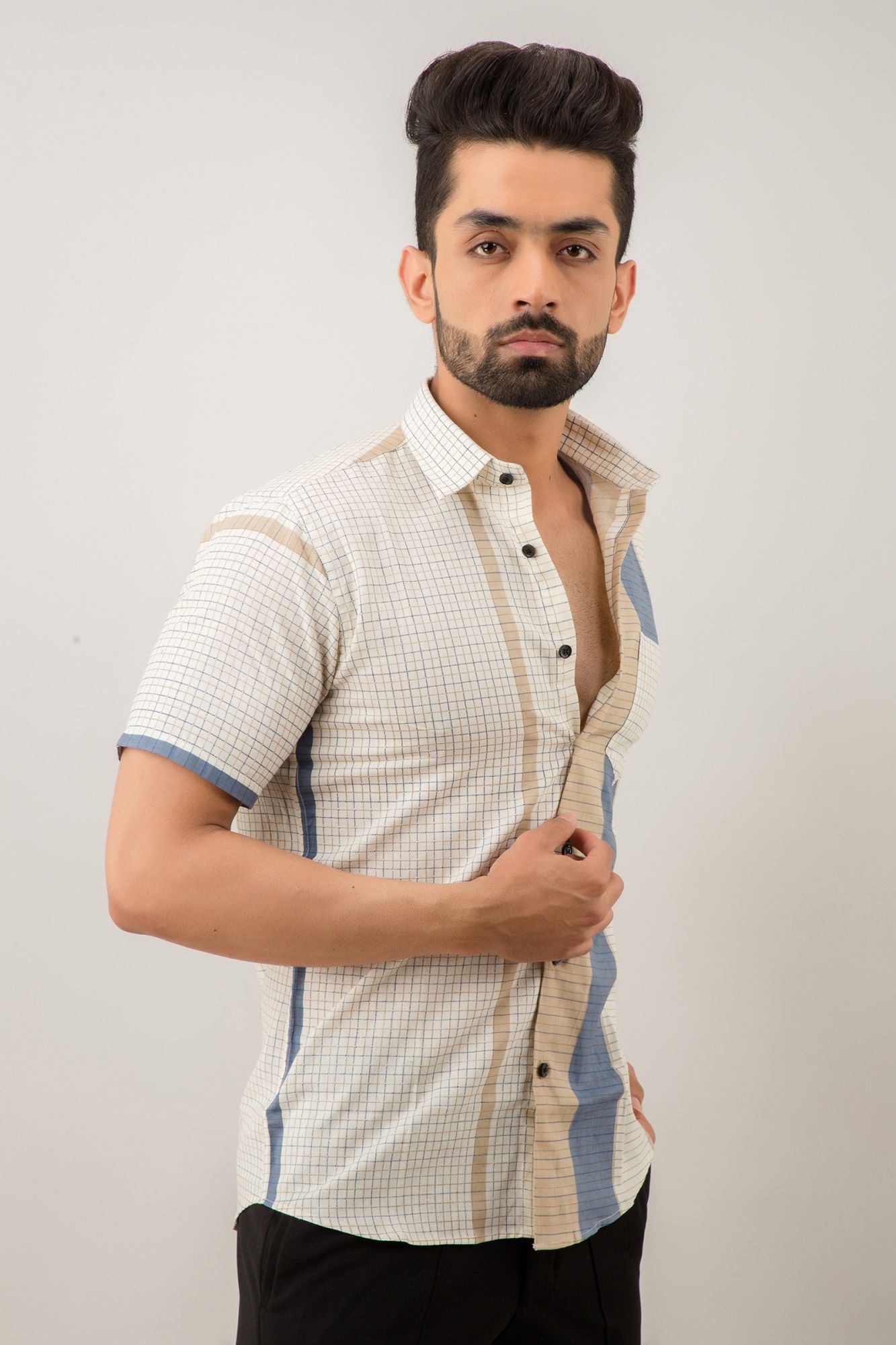 Mens Matrix Print Shirt