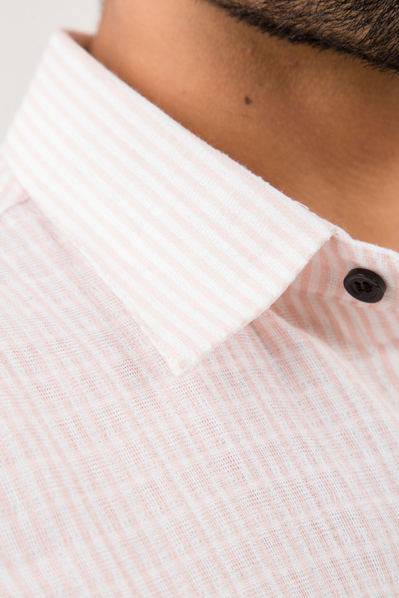 Mens Textured Striped Shirt