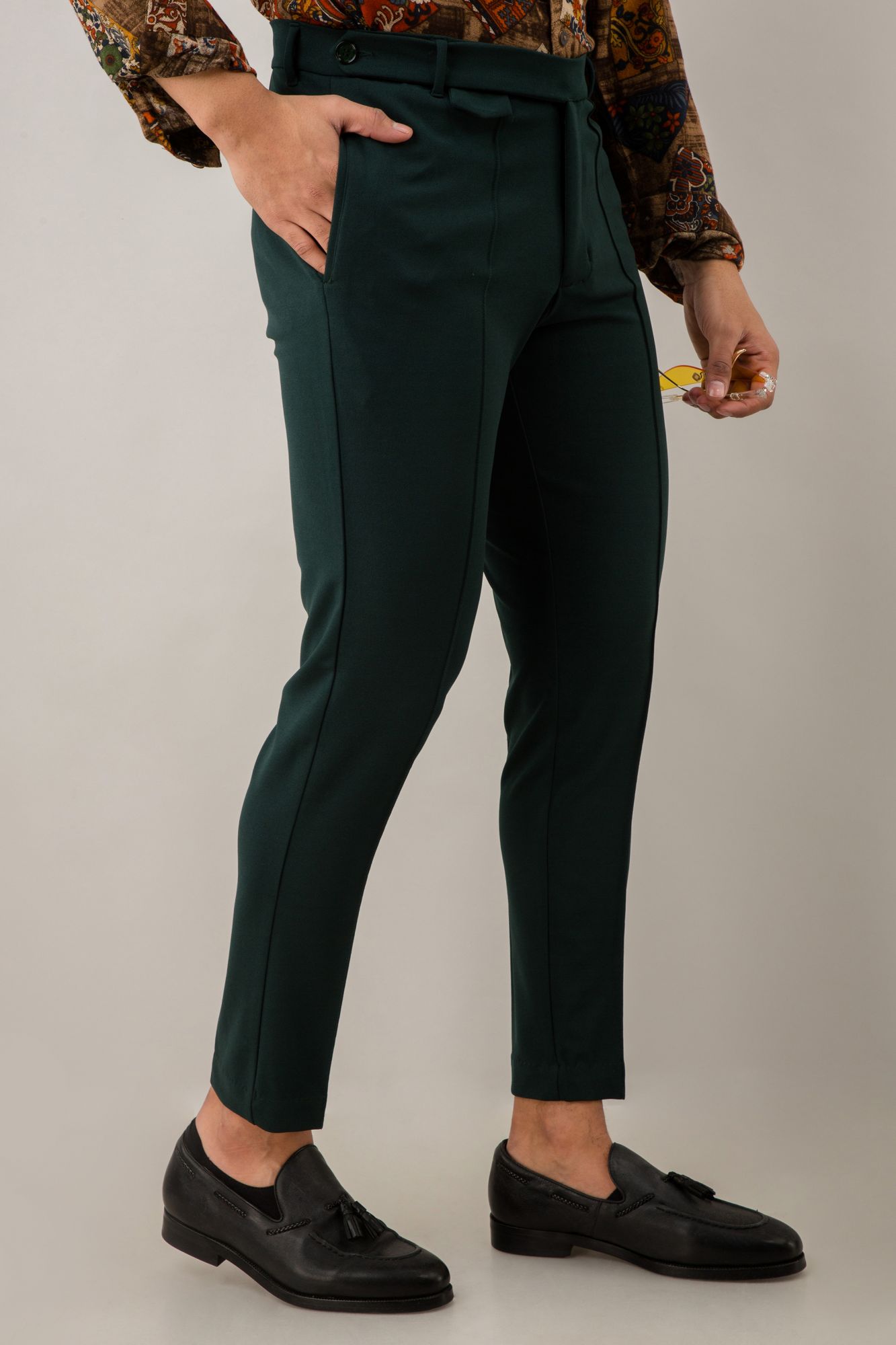 Tapered Olive Green Pants