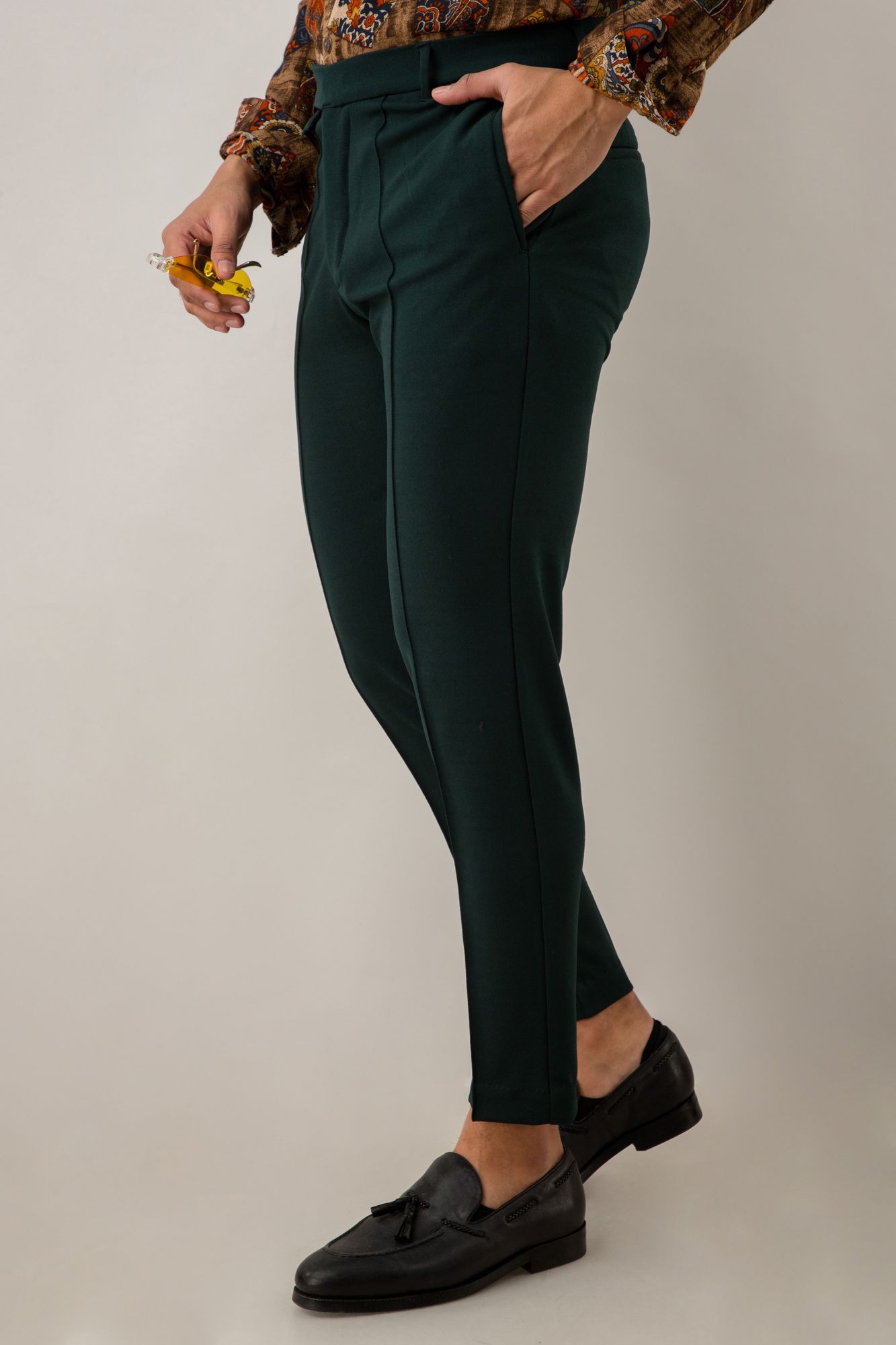 Tapered Olive Green Pants