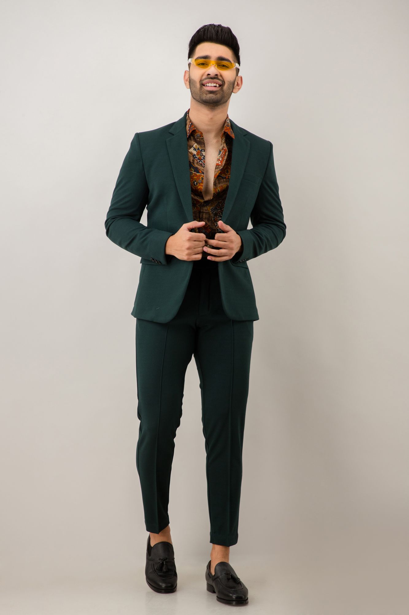 Olive Green TuxedoBlazer