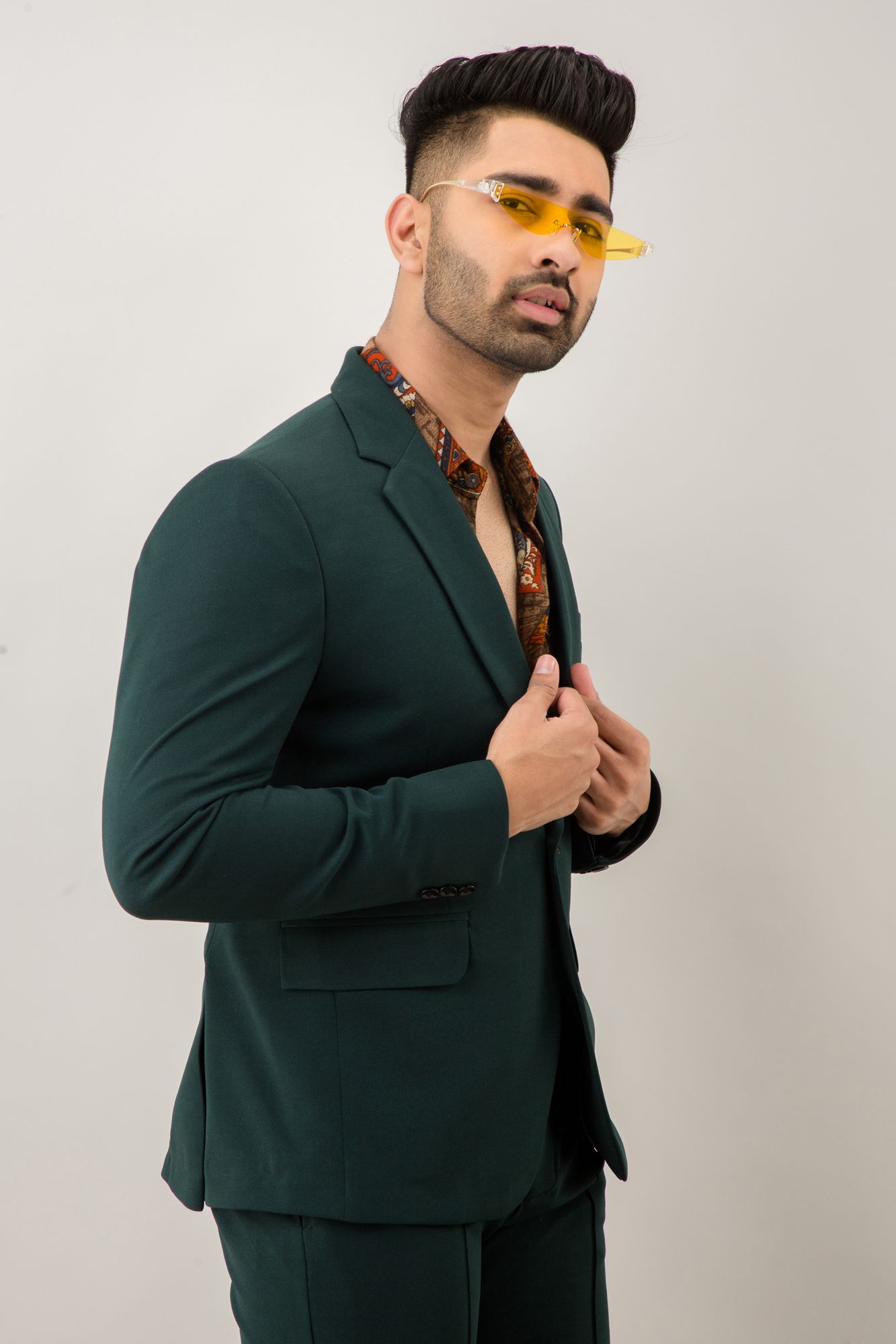 Olive Green TuxedoBlazer