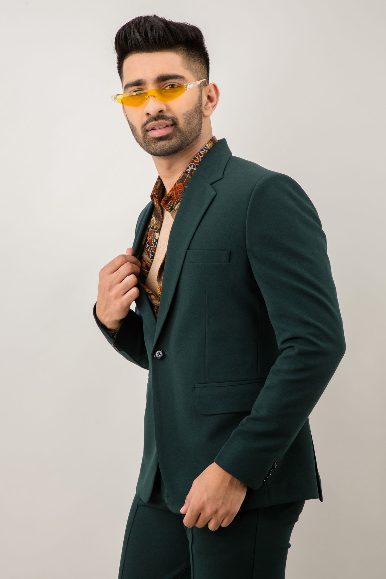 Olive Green TuxedoBlazer