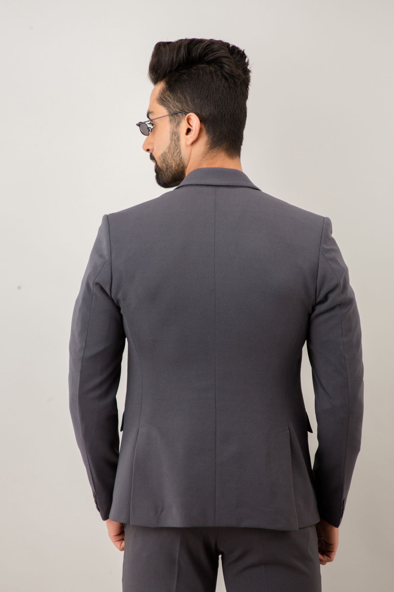 Grey Tuxedo Blazer