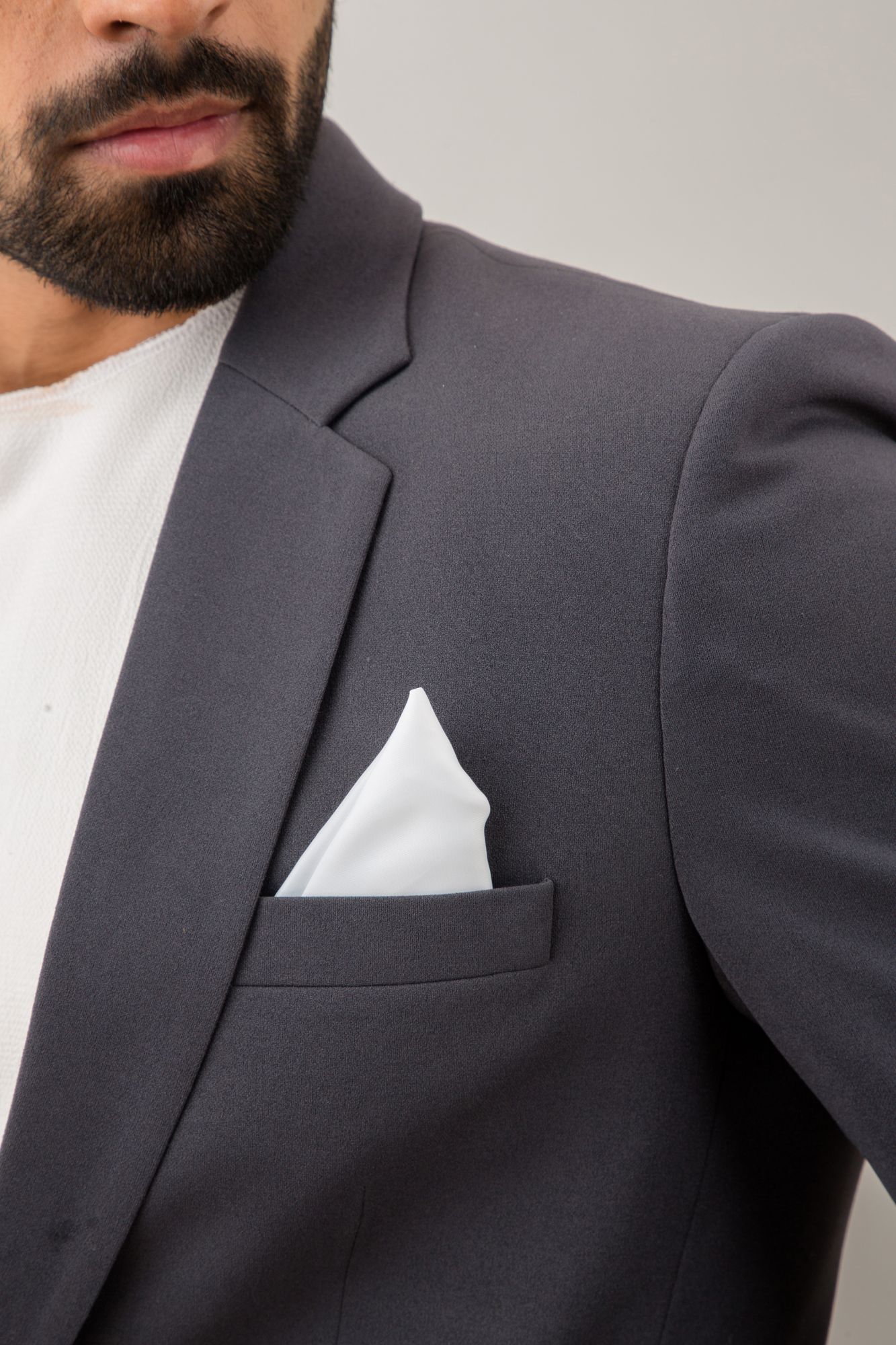 Grey Tuxedo Blazer
