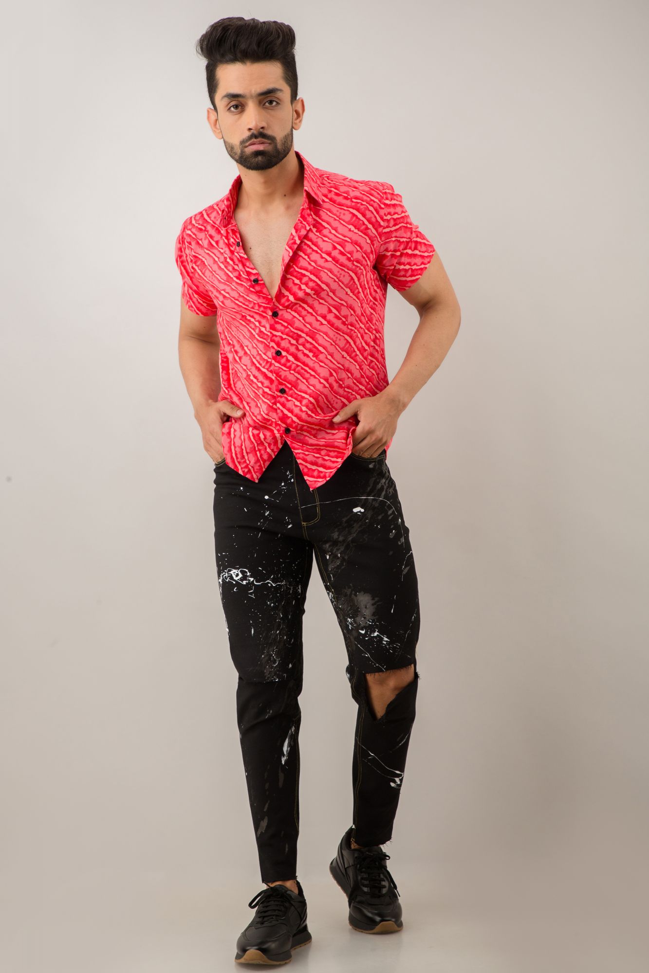 Printed Flowing Shirt