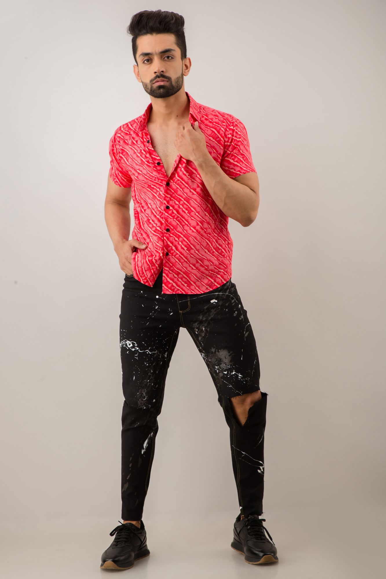 Printed Flowing Shirt