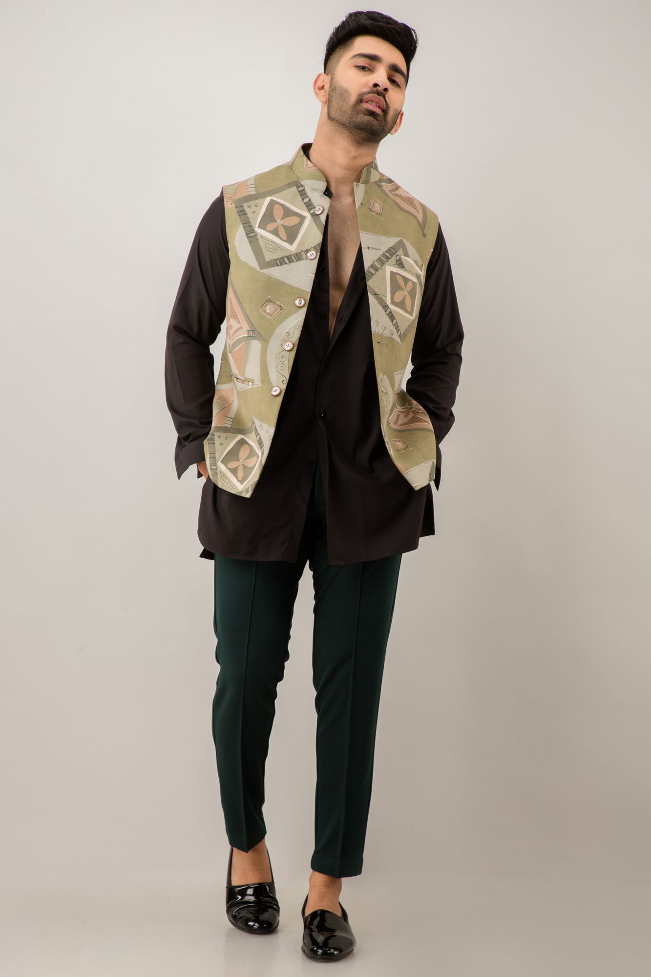 Printed Swede Jacket