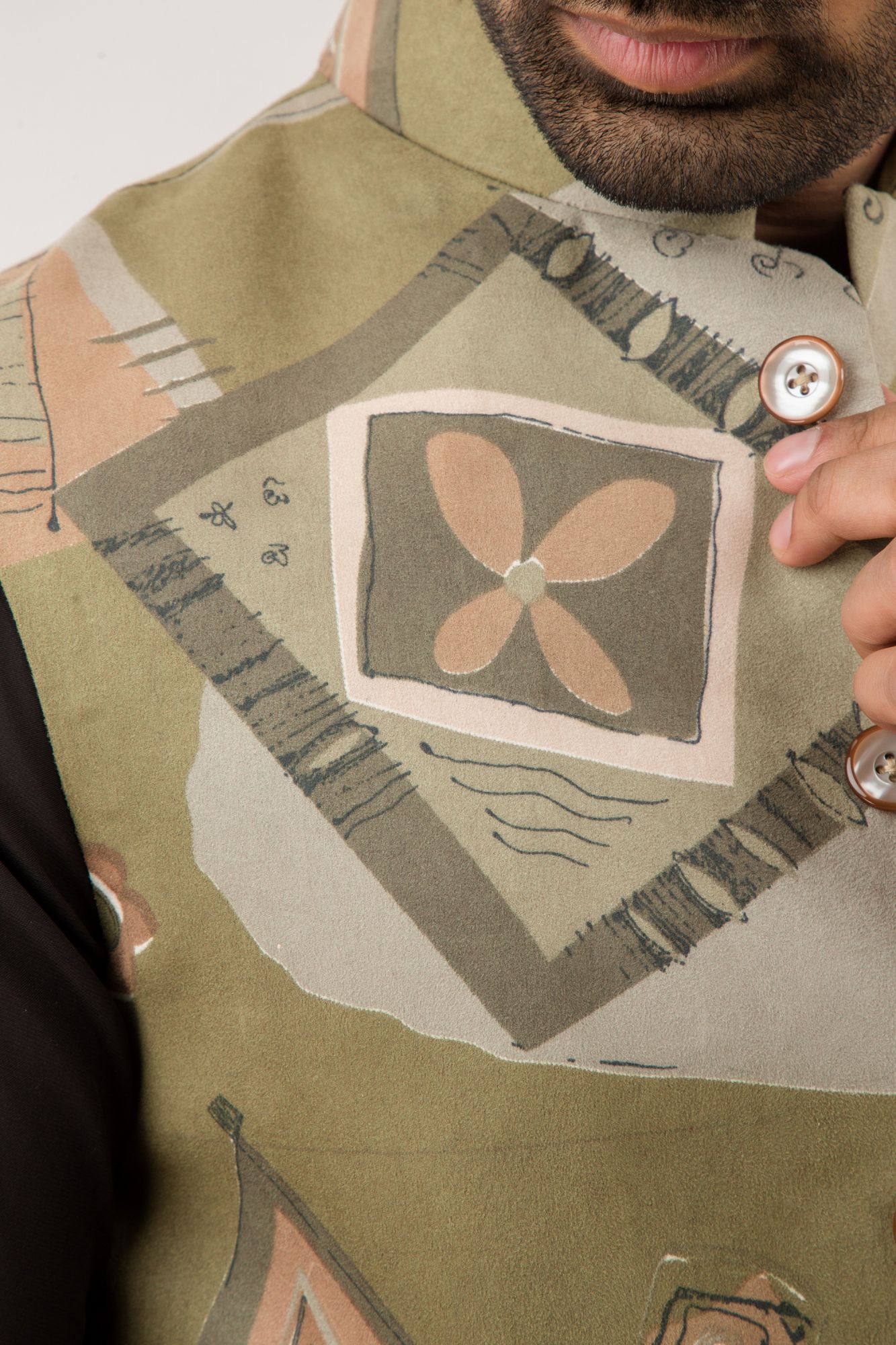 Printed Swede Jacket