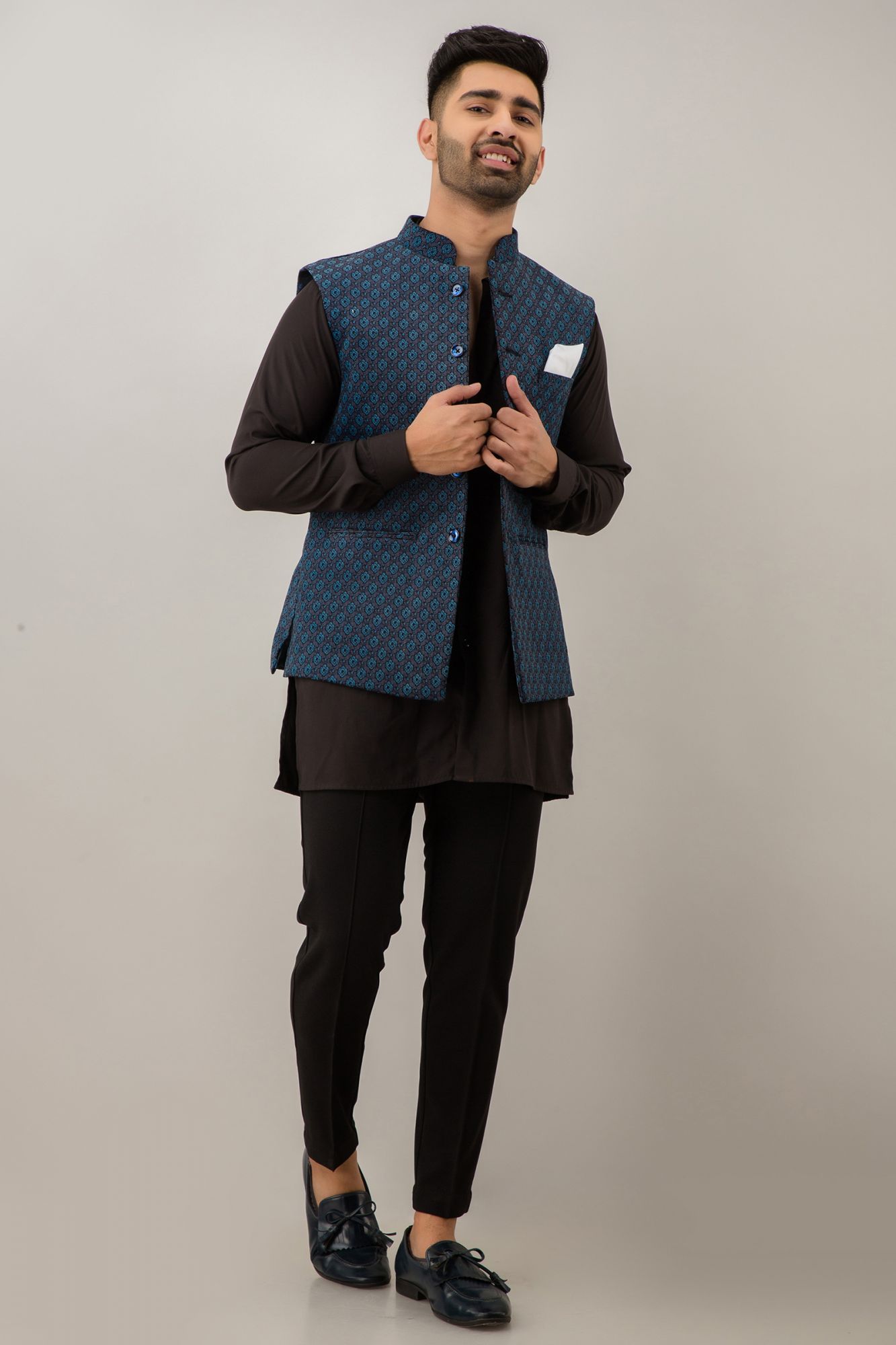 Printed Half Jacket