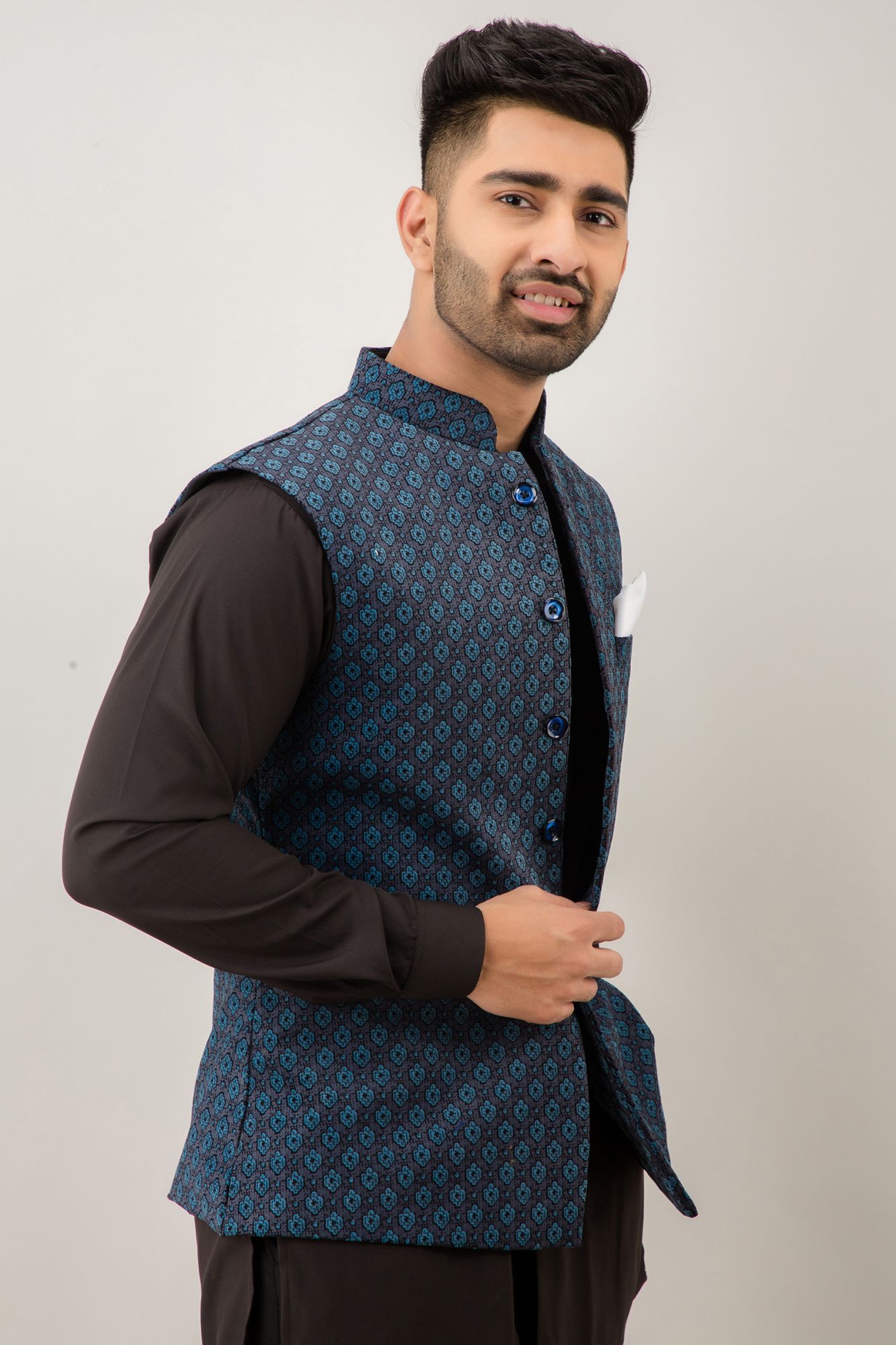 Printed Half Jacket - Main Image