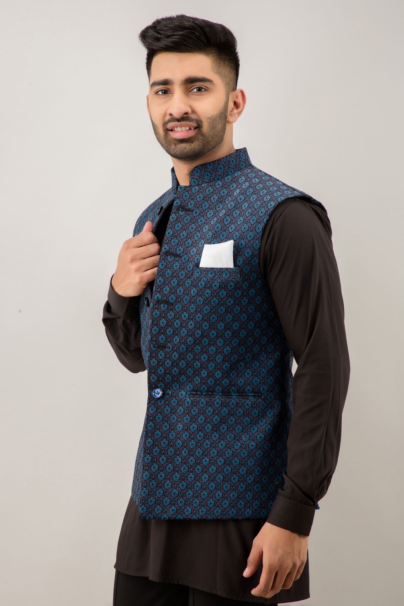 Printed Half Jacket