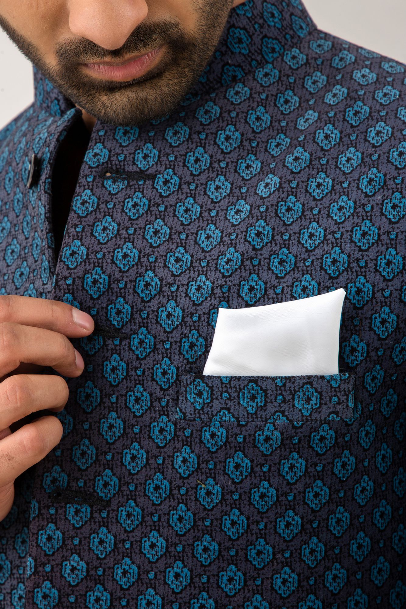 Half Pattern Jacket Printed Half Jacket